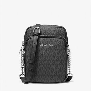 Jet Set Travel Medium Logo Crossbody Bag